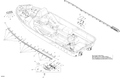 Fits 2014-2018 Sea-Doo SAR 155 Sponson Plate, OEM Part # 292001804 - schematic diagram