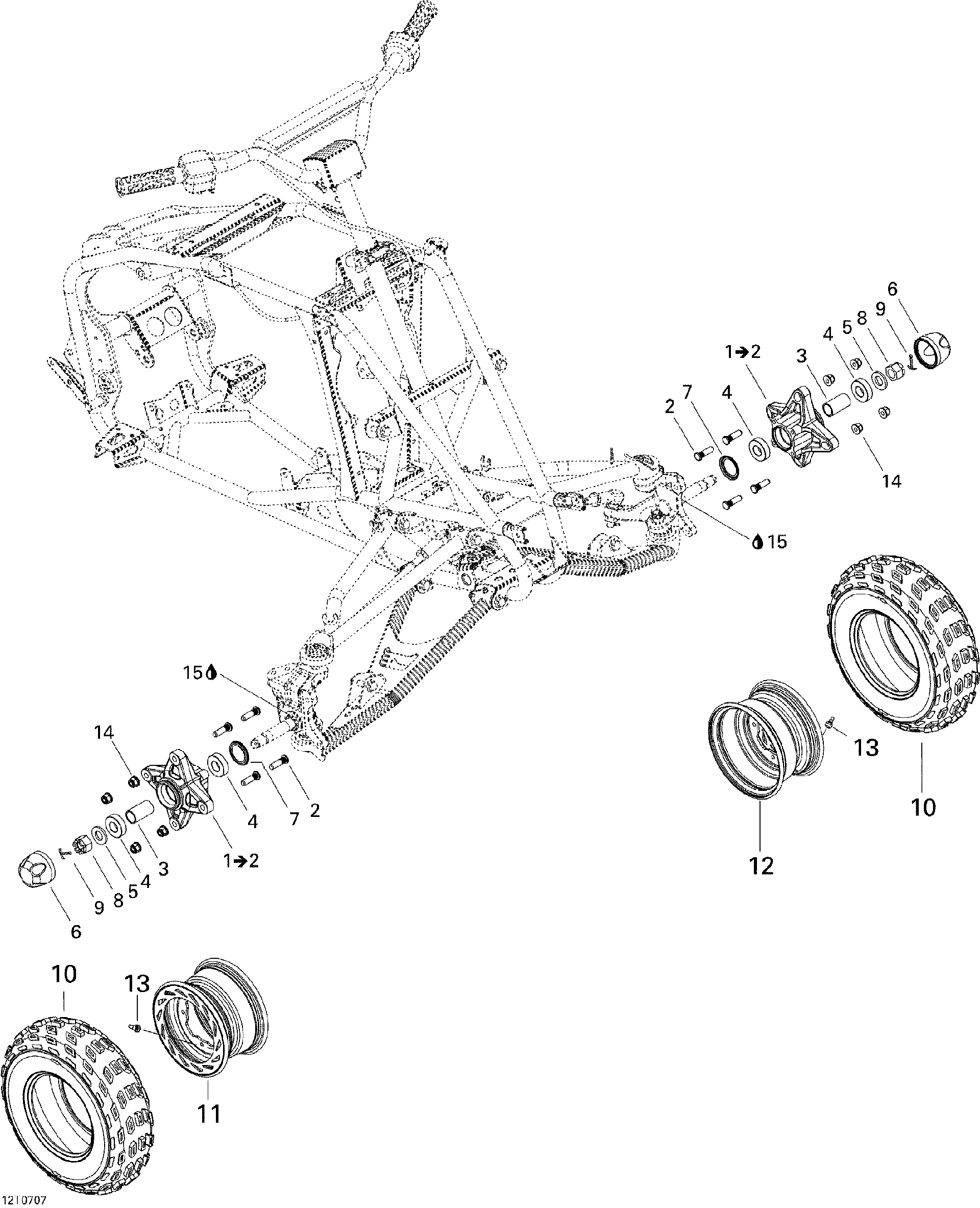 Fits BRP OIL SEAL, OEM Part # 293250094