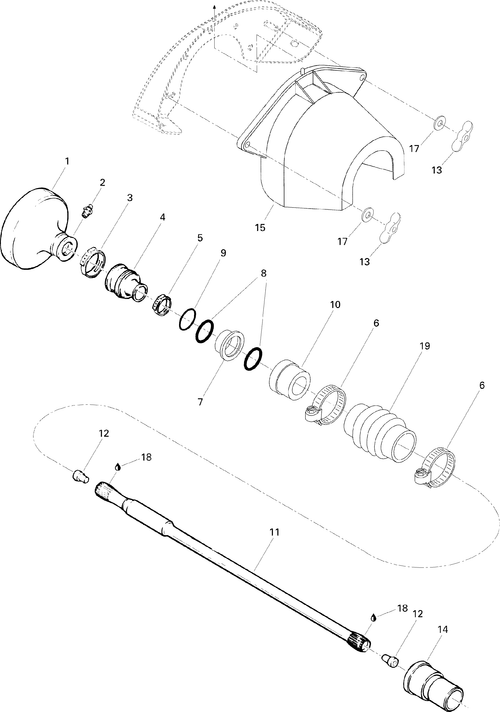 Fits BRP Clamp CLIC, OEM Part # 293650055