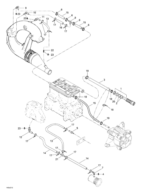 Fits BRP Fitting T, OEM Part # 293710042