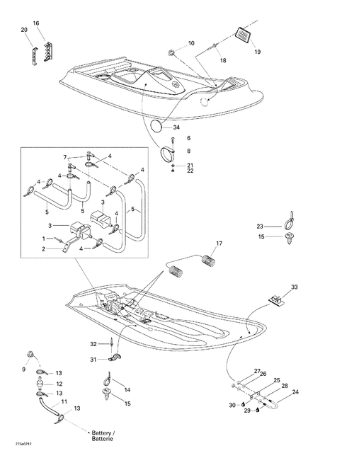 Fits BRP Fitting Elbow Plastic, OEM Part # 293710057