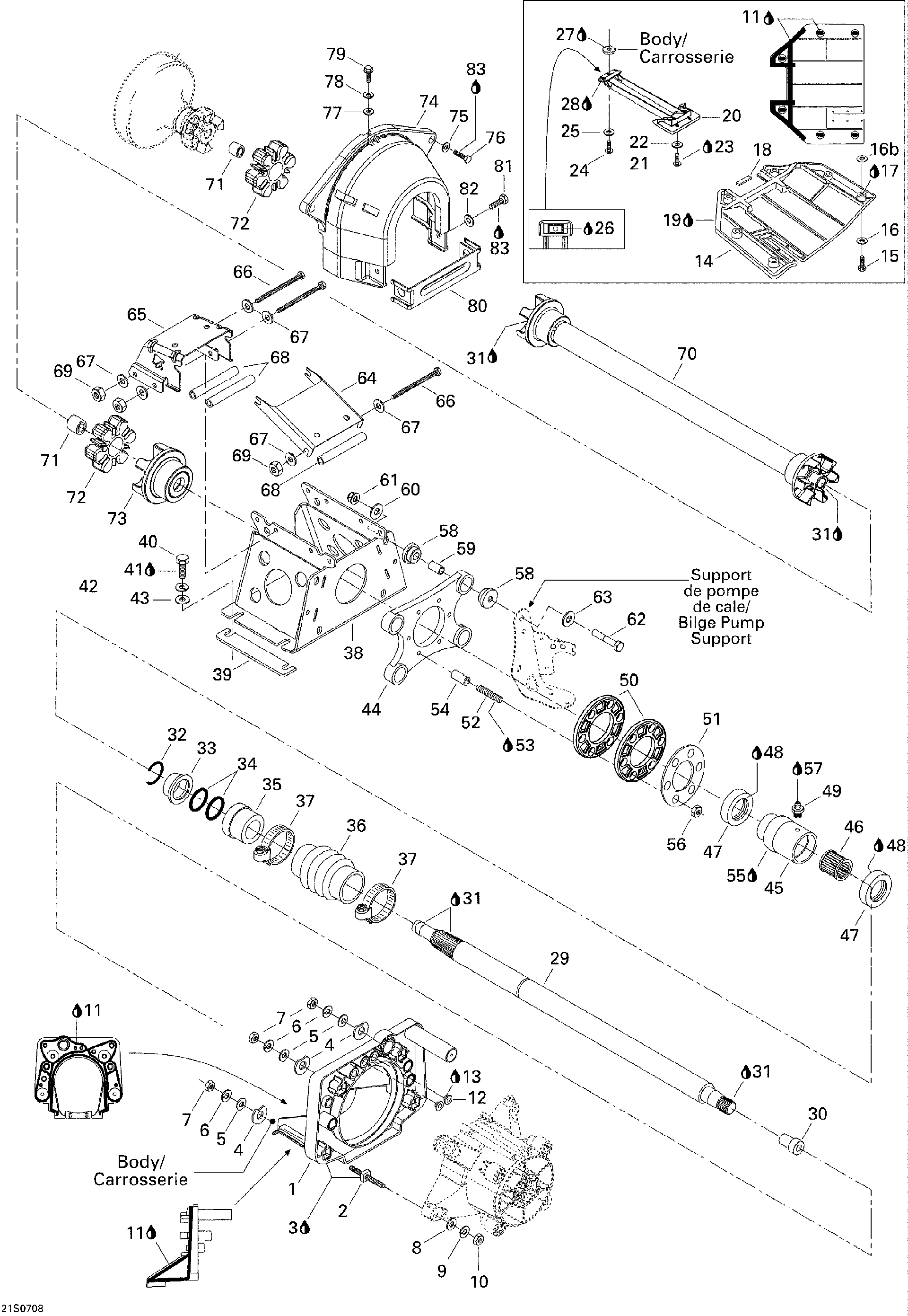 Fits BRP SNAP Bushing, OEM Part # 293900016