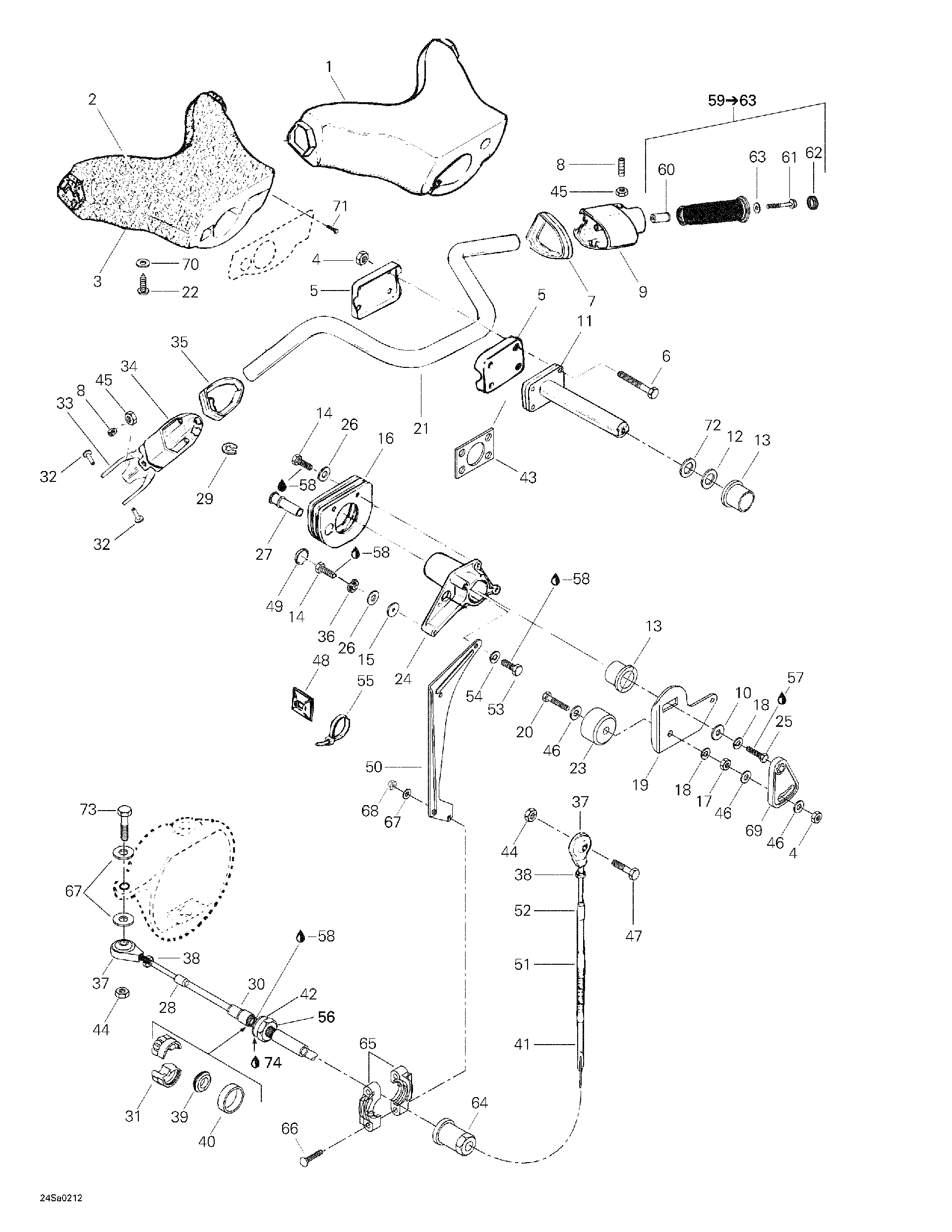 Sea-Doo Screw SET Socket DIN.916A2, OEM Part # 206561060
