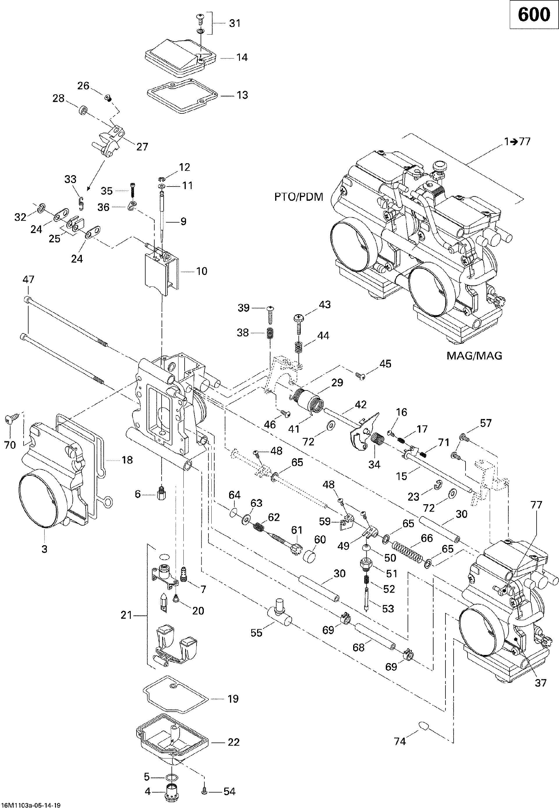Fits 2009-2011 Ski-Doo Grand Touring Sport 600 XP / MX Z SPORT 600 MAIN JET MJ 420 Mikuni 4/0, OEM Part # 404107900 - schematic diagram