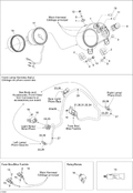 Fits BRP Housing MALE, OEM Part # 409204200