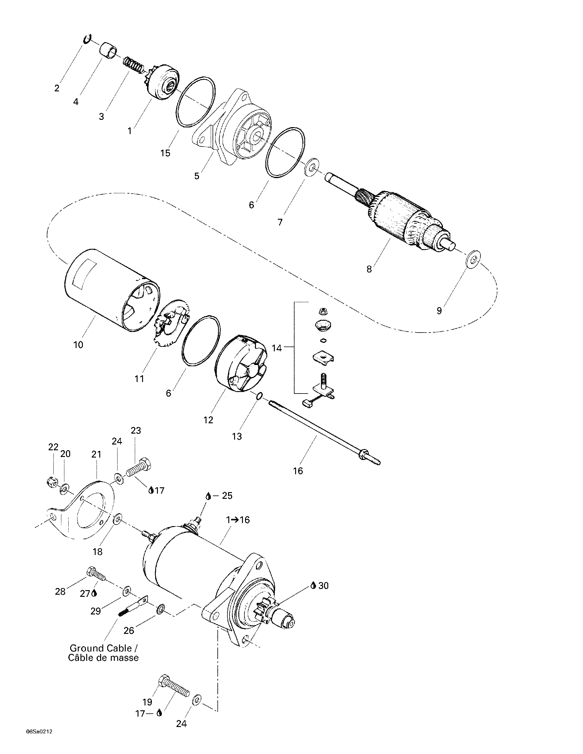 Fits 1999-2009 Sea-Doo | Ski-Doo Explorer / Sportster LT SNAP RING, OEM Part # 410207700 - schematic diagram