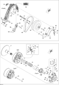 Fits 2009-2011 Ski-Doo MX Z X 600RS Bushing, OEM Part # 417127149 - schematic diagram