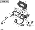 Fits 2010-2019 Ski-Doo 007 - EXPEDITION LE-SE 4-TEC / 4- GRAND TOURING 4-TEC Protector, OEM Part # 420201070 - schematic diagram
