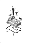 Fits 2016 Ski-Doo SKANDIC - 4-STROKE Protection CAP, OEM Part # 420201460 - schematic diagram