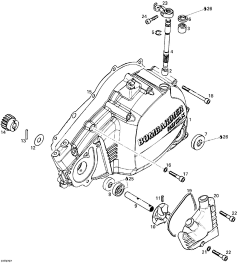 Fits BRP Water PUMP Cover, OEM Part # 420211270