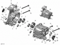 Fits 2016-2017 Can-Am RT GEAR Housing Asm, PTO SIDE, OEM Part # 420212680 - schematic diagram