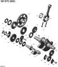 Fits 2008-2015 Can-Am Spyder RS SE5 / Spyder RS SM5 MASS Balancing, OEM Part # 420219365 - schematic diagram