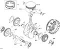 Fits BRP Balance Shaft ASM, OEM Part # 420220745