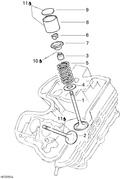 Fits 2007 Can-Am DS 650 X SHIM 2 5", OEM Part # 420253745 - schematic diagram