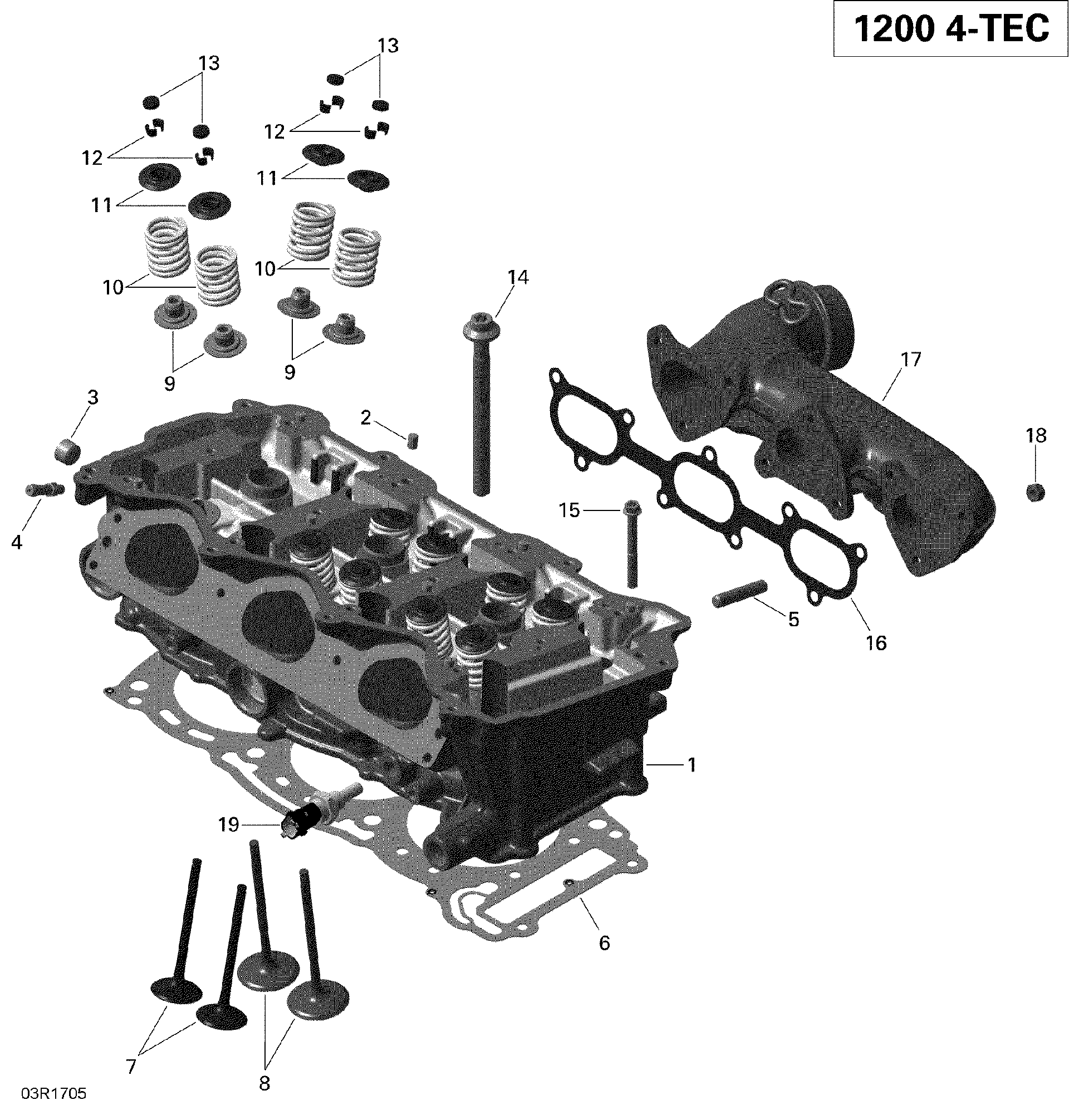 Fits 2008-2019 Ski-Doo | Can-Am 007 - EXPEDITION LE-SE 4-TEC / 4- GRAND TOURING 4-TEC SHIM 2.525, OEM Part # 420254034 - schematic diagram