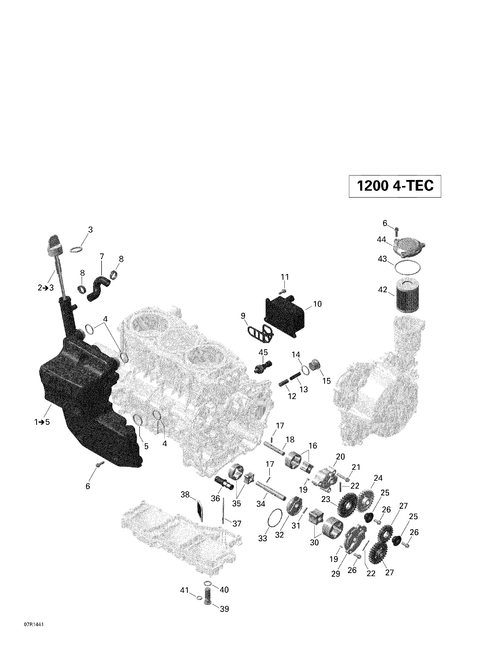 Fits 2009-2014 Ski-Doo EXPEDITION LE XU / EXPEDITION SE XU OIL PUMP Rotor, OEM Part # 420256830 - schematic diagram