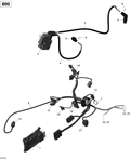 Fits 2015 Can-Am Outlander MAX 800R EFI / Renegade 800R EFI Ecm, Engine Control Module, OEM Part # 420264972 - schematic diagram