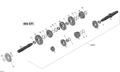 Fits 2009-2015 Can-Am DS 450EFI STD / DS 450EFI Xxc GEAR BOX ASM, OEM Part # 420281498 - schematic diagram