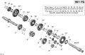 Fits 2008-2011 Can-Am Spyder RS Roadster SM5 / Spyder RS Roadster SE5 FREE Pinion 25 Teeth, OEM Part # 420434461 - schematic diagram