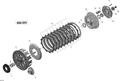 Fits 2008-2015 Can-Am DS 450EFI STD / DS 450EFI Xxc Drive Gear, 27 Teeth, OEM Part # 420434680 - schematic diagram