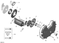 Fits 2014-2017 Can-Am Spyder F3 SE6 / Spyder F3 SM6 GEAR 66 Teeth ASSY, OEM Part # 420435335 - schematic diagram