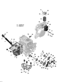 Fits 2011-2013 Ski-Doo Skandic SWT 600 ACE (4-strokes) XU Flanged TORX Screw M6 X 20, OEM Part # 420441381 - schematic diagram