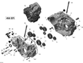 Fits 2008-2015 Can-Am DS 450EFI STD / DS 450EFI Xxc Cover, OEM Part # 420627805 - schematic diagram