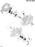 Fits 2010-2015 Can-Am Spyder RS SE5 / Spyder RS SM5 OIL PUMP Gear, 37 Teeth, OEM Part # 420634488 - schematic diagram