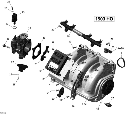 Fits 2003-2012 Sea-Doo 200 Speedster 510 / 150 Speedster 155 Wiring Support, OEM Part # 420660410 - schematic diagram