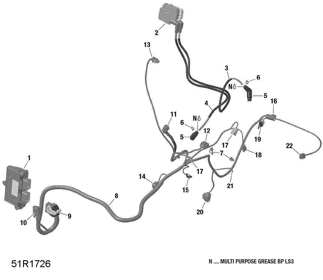 Fits 2017-2018 Can-Am 2- Defender HD8 / 2- Traxter HD8 Engine Wiring Harness, OEM Part # 420666578 - schematic diagram