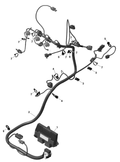 Fits 2018 Can-Am 1- Maverick X3 900HO Wiring Harness, OEM Part # 420666601 - schematic diagram