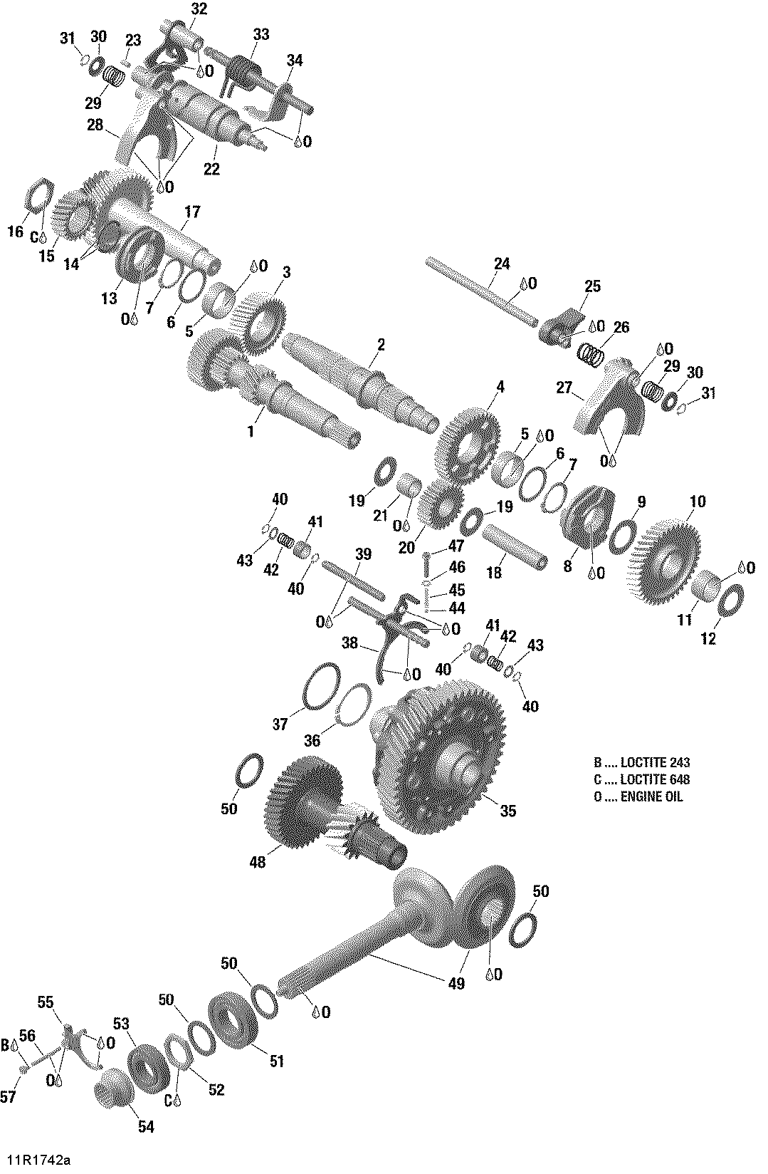 Fits 2016-2017 Can-Am Defender HD8 / Defender MAX Retaining RING, OEM Part # 420845060 - schematic diagram