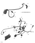 Fits 2018 Can-Am International - OUTLANDER MAX - 4X4 - XMR - 1000R - 5KJC Wiring Harness, OEM Part # 420864693 - schematic diagram