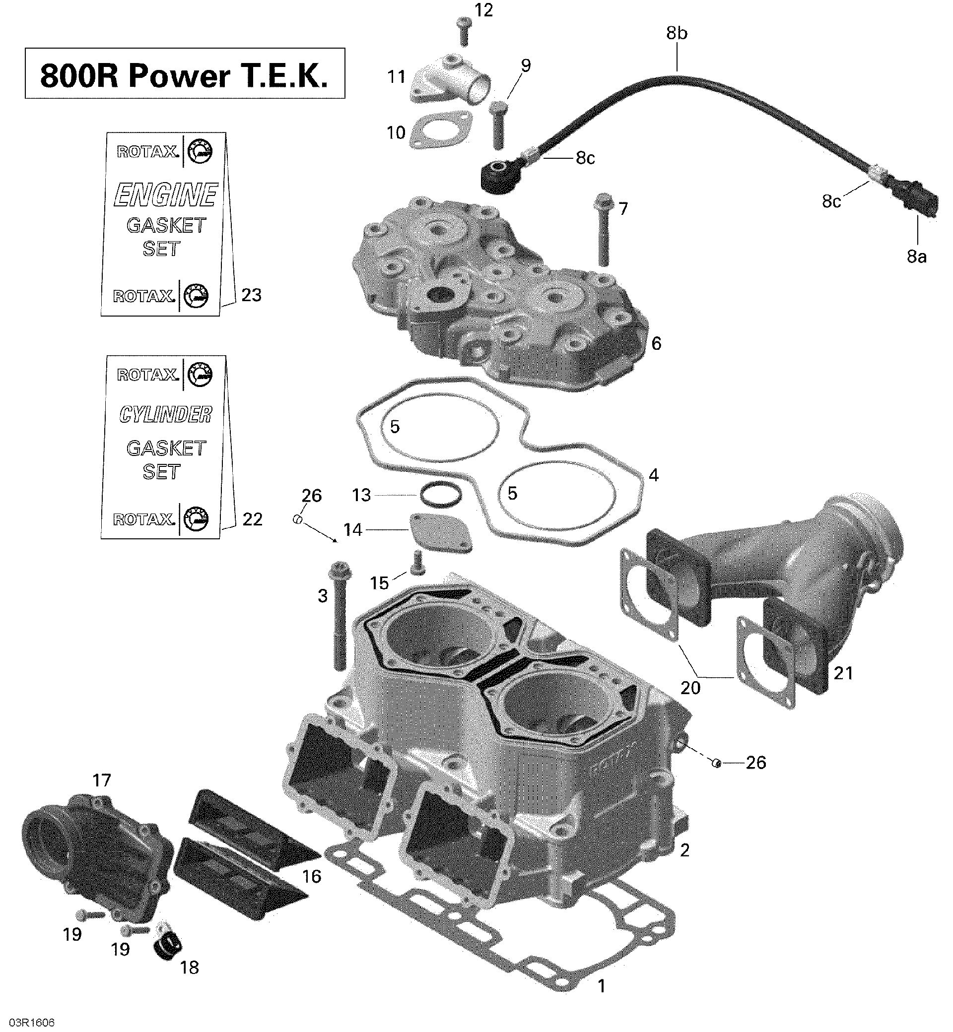 Fits 2008-2016 Ski-Doo SUMMIT 800R P-TEK / Summit Sport 800RPTEK XP154 Cover, OEM Part # 420926260 - schematic diagram