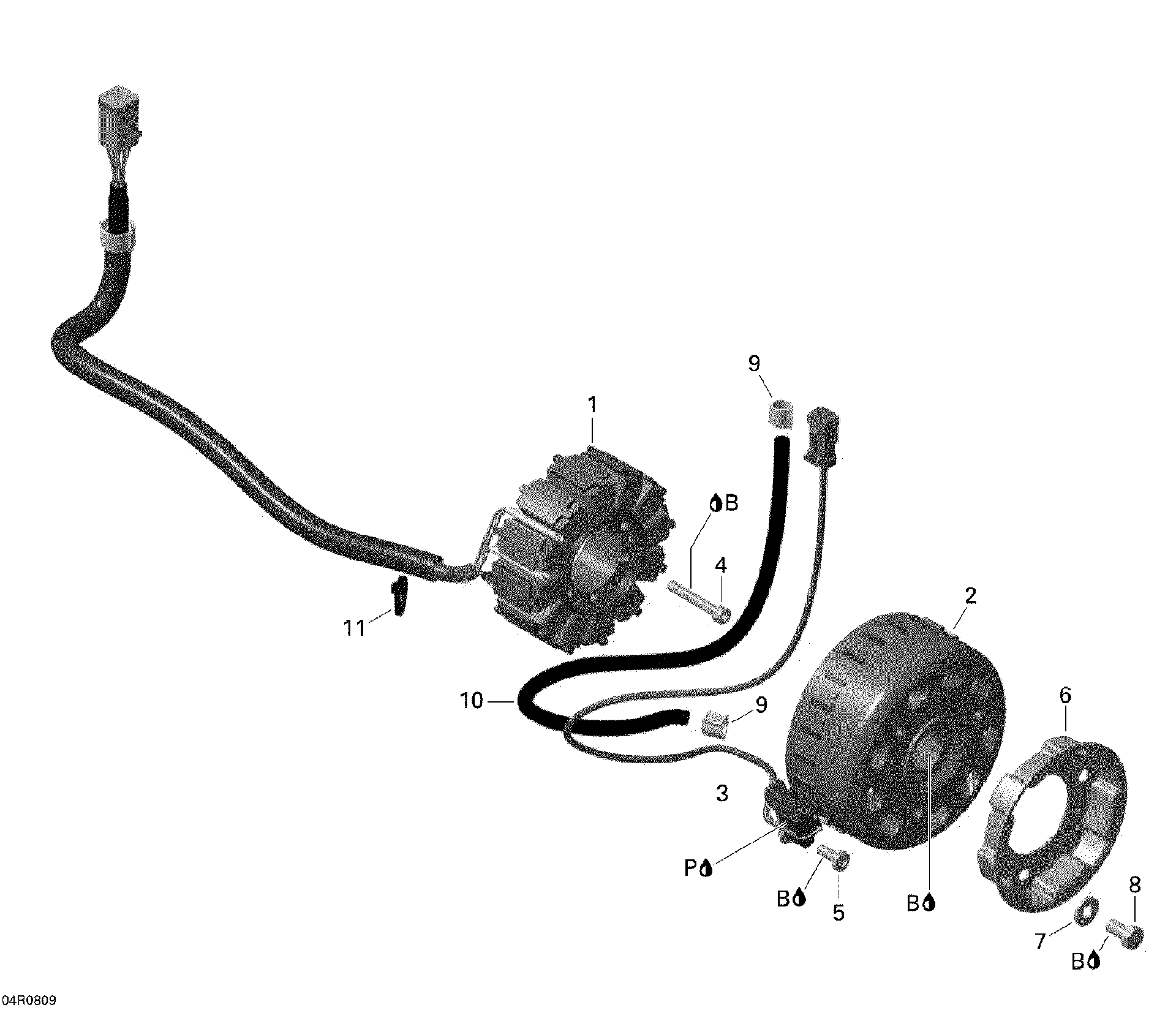 Fits BRP CLIP, OEM Part # 420960894