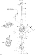Fits 2012-2015 Ski-Doo MXZ X-RS 600HOE XS RS / MXZ X 600RS XS RS JET Needle, OEM Part # 486400012 - schematic diagram