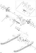 Fits Ski-Doo REAR ARM, OEM Part # 503191768