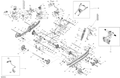 Ski-Doo Fits 2012-2015 Ski-Doo MXZ XRS 600HOETEC XS-RS120 / MXZ XRS 800RETEC XS-RS120 Rear Shock, OEM Part # 503193173