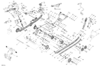 Schematic diagram for Fits 2016 Ski-Doo RENEGADE 600HO E-TEC / RENEGADE 800R E-TEC Yellow Runner 137, OEM Part # 503194223