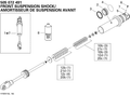 Fits Can-Am Front Shock HPG, OEM Part # 505072491