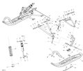 Ski-Doo Fits 2012-2013 Ski-Doo RENEGADE BACK COUNTRY 600HOE / RENEGADE BACK COUNTRY 800RE XP Black LH Ski Leg, OEM Part # 505073177