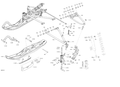 Fits 2017-2018 Ski-Doo 2- MXZ 600HO E-TEC / 5- MXZ 900 ACE Ski-leg, OEM Part # 505073868 - schematic diagram