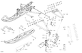 Fits 2018 Ski-Doo 5- RENEGADE 850 E-TEC Ski-leg Machined, OEM Part # 505074211 - schematic diagram