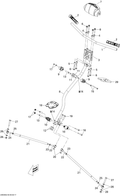 Fits 2008-2009 Ski-Doo GSX Limited 4-TEC / GSX Limited 600 H.O. E-TEC Cushion, OEM Part # 506152334 - schematic diagram