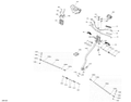 Fits 2015-2018 Ski-Doo 1- GRAND TOURING 600HO E-TEC / 3- GRAND TOURING 900 ACE Steering PAD, OEM Part # 506152721 - schematic diagram