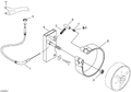 Fits 2008 Ski-Doo Mini Z Brake Support, OEM Part # 507032297 - schematic diagram