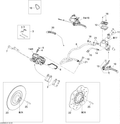 Fits 2008-2009 Ski-Doo GSX Fan / GSX 550F HOSE, OEM Part # 507032429 - schematic diagram