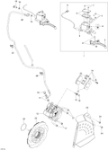 Fits 2012 Ski-Doo Skandic SWT 600 ACE (4-strokes) / Skandic SWT 600 H.O. E-TEC HOSE, OEM Part # 507032530 - schematic diagram