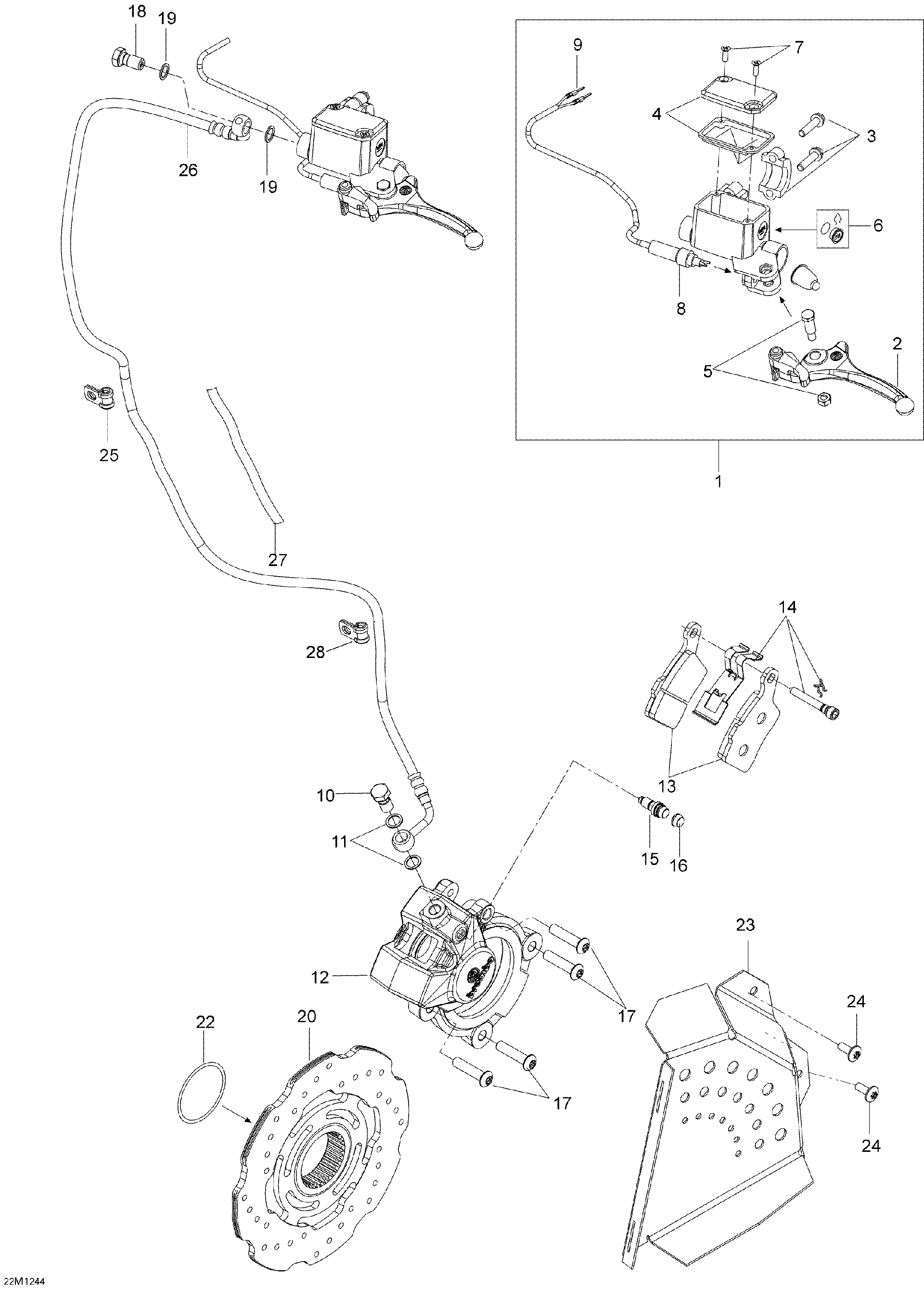 Fits 2012 Ski-Doo Skandic SWT 600 ACE (4-strokes) / Skandic SWT 600 H.O. E-TEC HOSE, OEM Part # 507032530 - schematic diagram