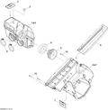 Fits 2008-2009 Ski-Doo GSX Fan / GTX Fan Secondary Chamber ASM, OEM Part # 508000376 - schematic diagram